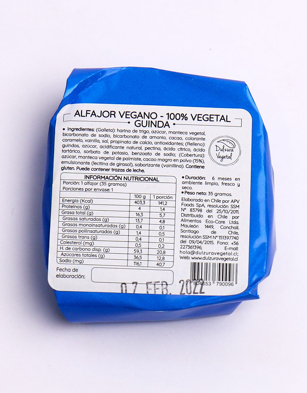 Alfajor Vegano Guinda Dulzura Vegetal-2