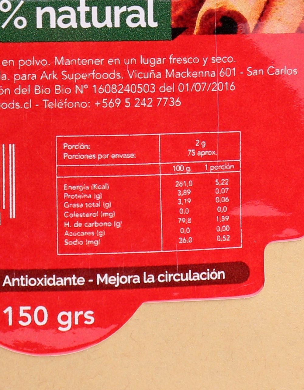 Canela-Ceylan-En-Polvo-150Grs-Ark-2