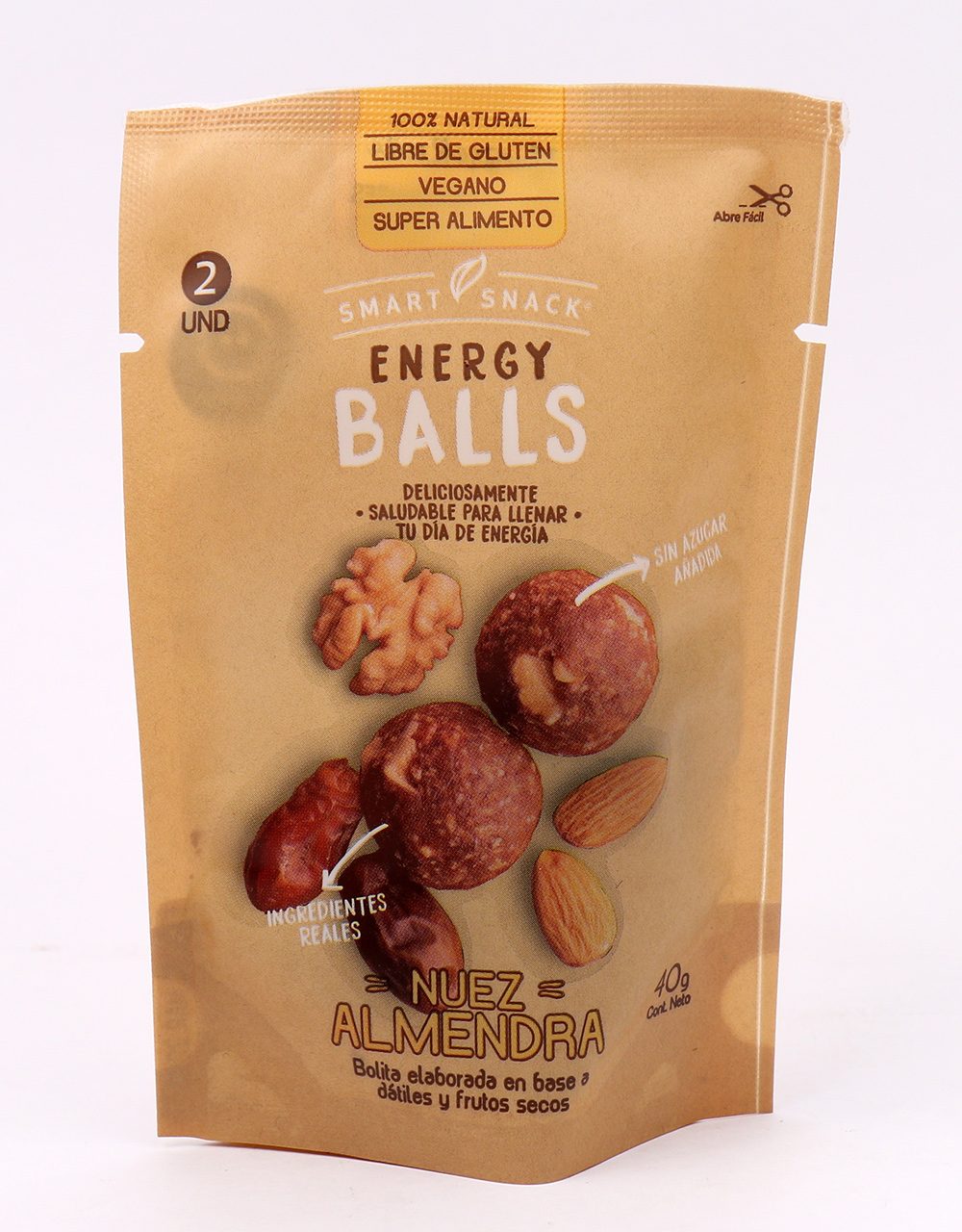 Energy Balls Nuez Almendra 40 Grs Smart Snack-1