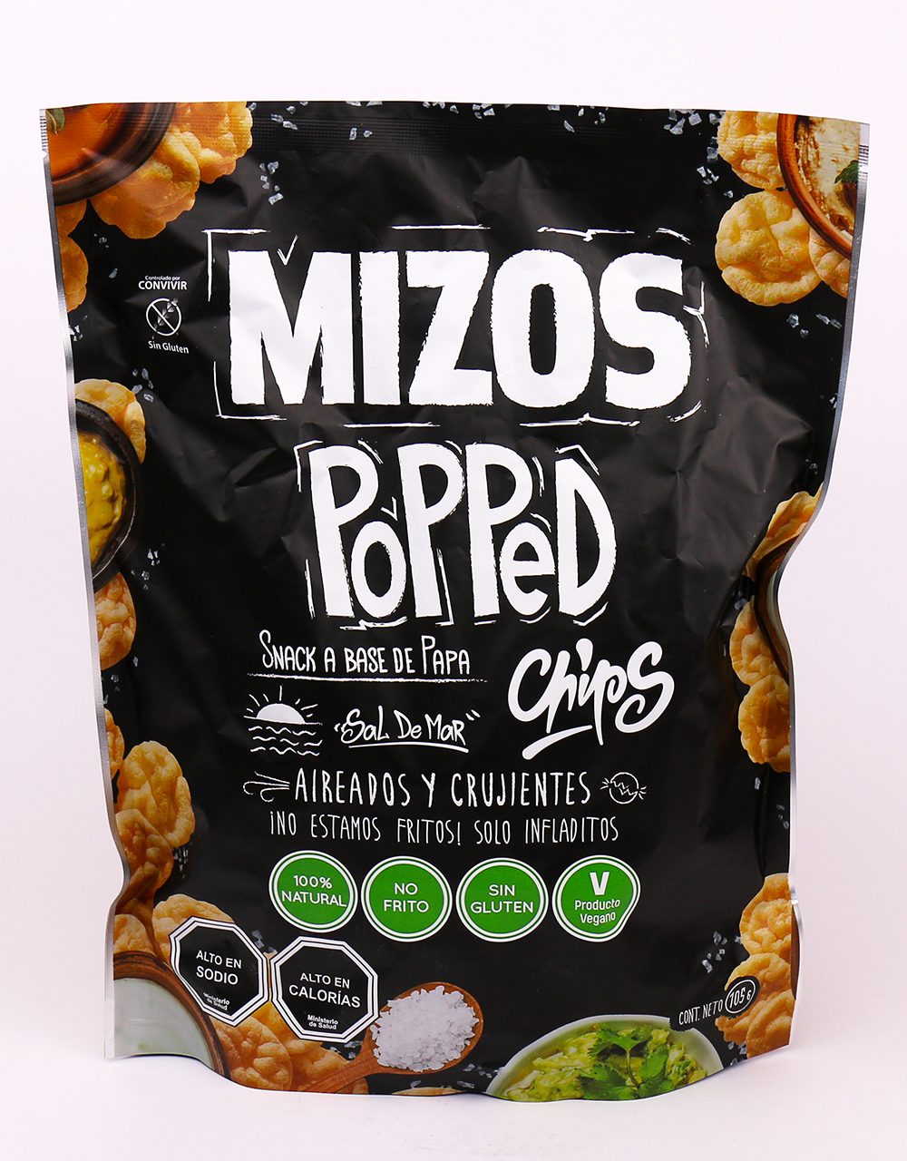 Popped Chips Papa Sal De Mar 105grs-1